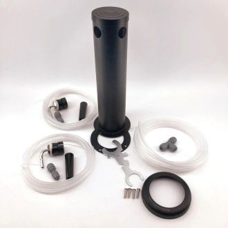 Black Phantom Double Beer Tap Font Kit no Taps