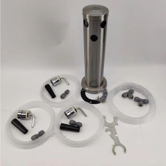 Stainless Steel Triple Tap Font Kit no taps